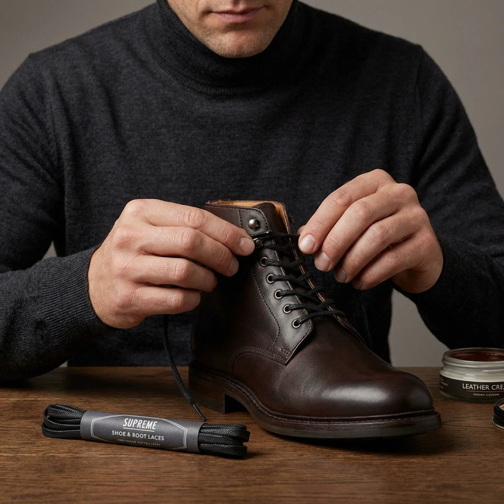 Supreme Shoe Care Flat Shoe & Boot Laces