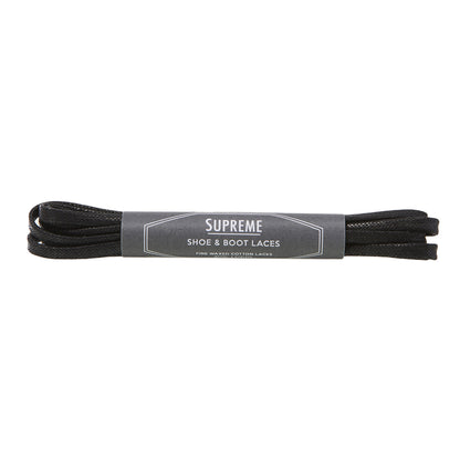 Supreme Flat Shoe Laces Black