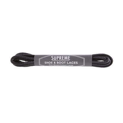Supreme Shoe Cotton Laces black