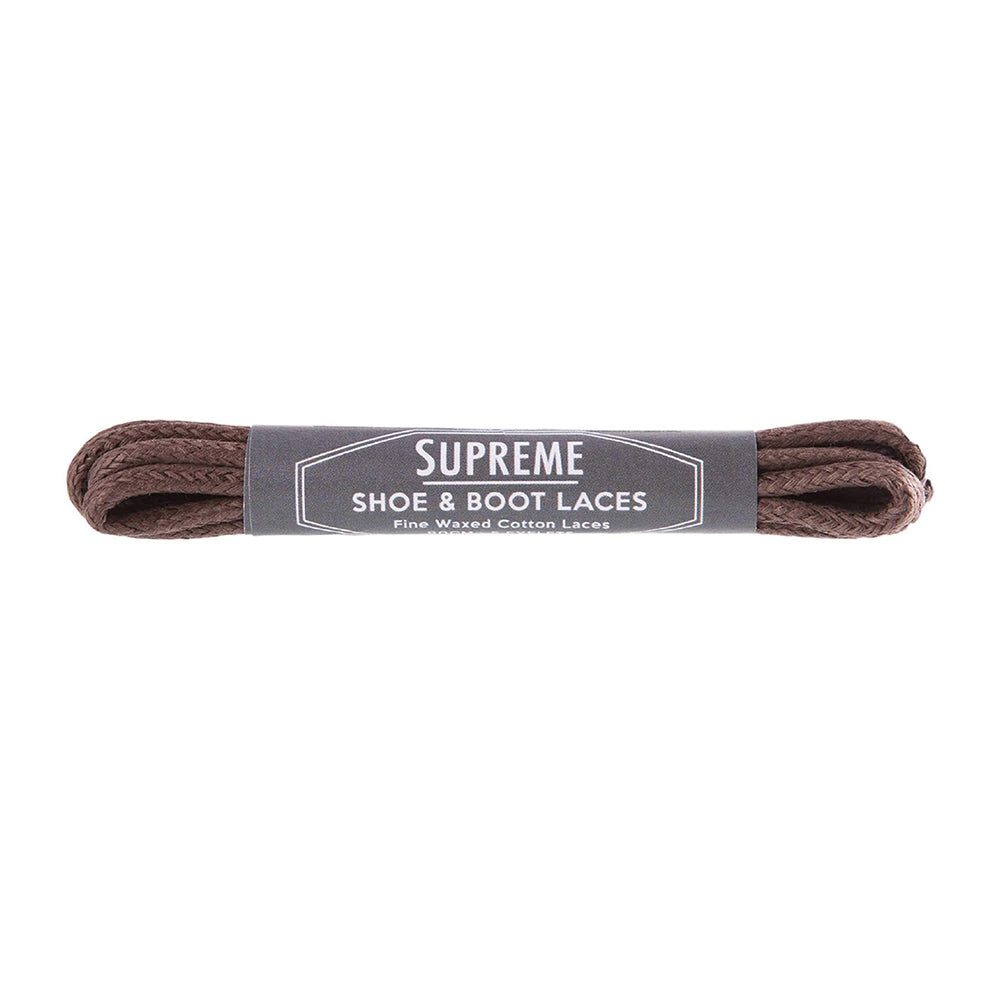Supreme Shoe Cotton Laces brown