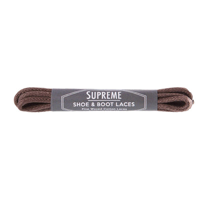 Supreme Shoe Cotton Laces brown