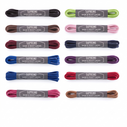 Supreme Shoe Care Fine Wax Cotton Laces