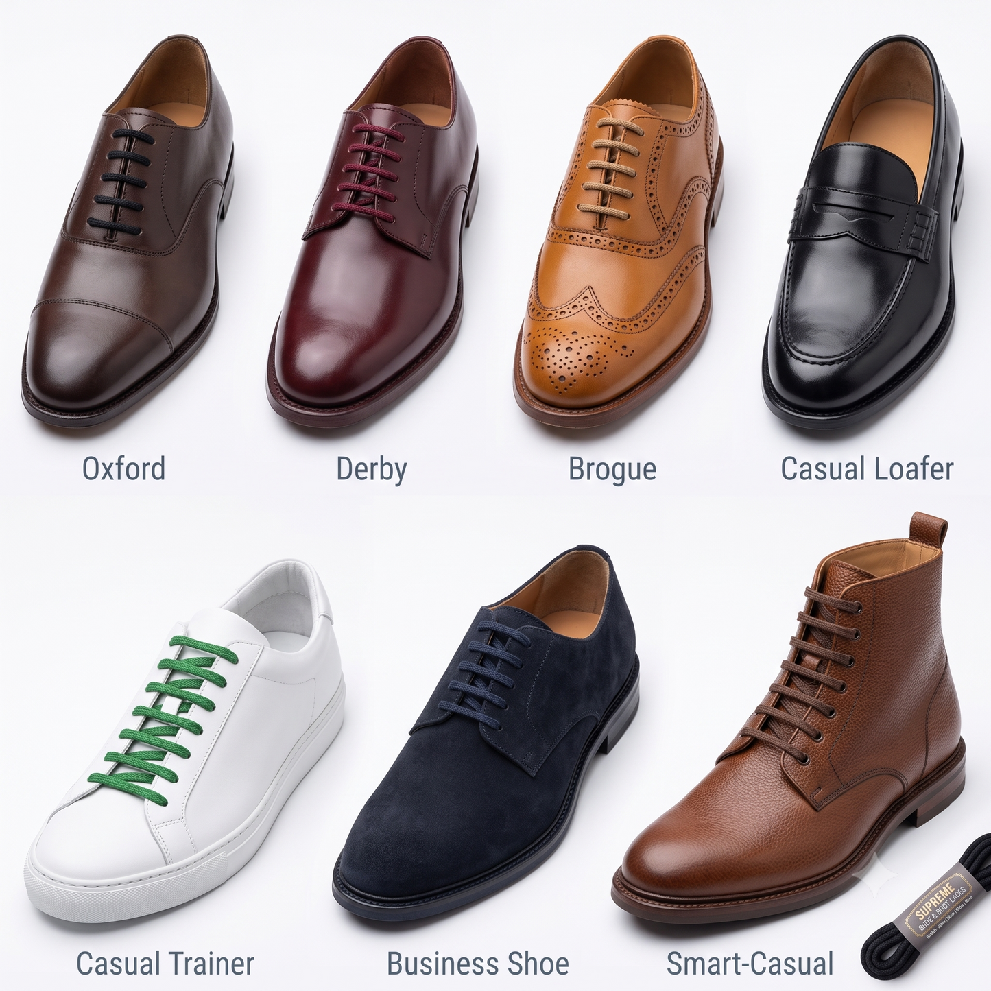 Supreme Shoe Care Fine Wax Cotton Laces