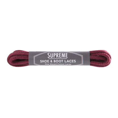Supreme Shoe Cotton Laces burgundy