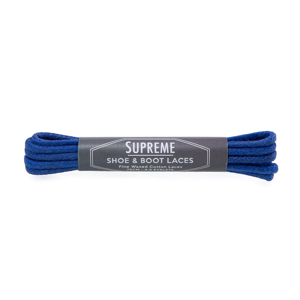 Supreme Shoe Cotton Laces cobalt blue