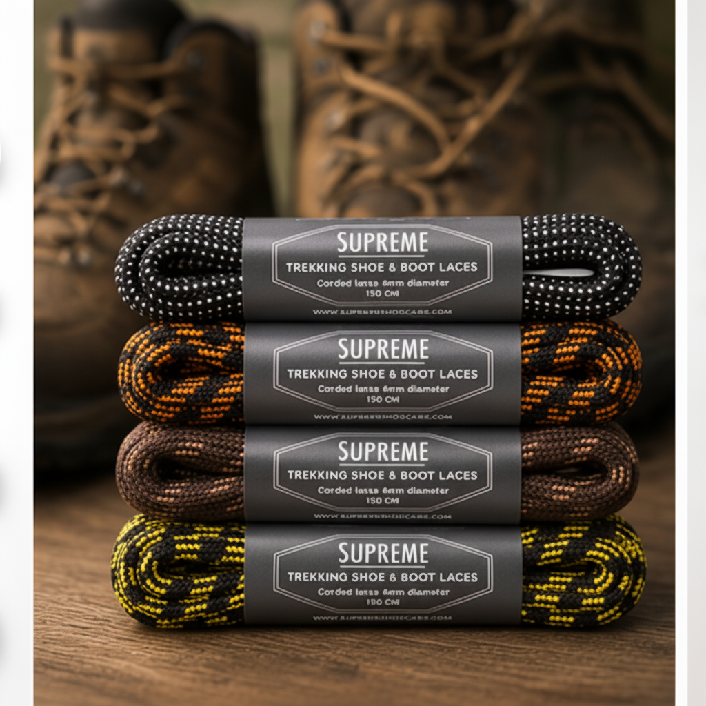Supreme Shoe Care Trekking Laces Fleck