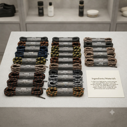 Supreme Shoe Care Trekking Laces Fleck