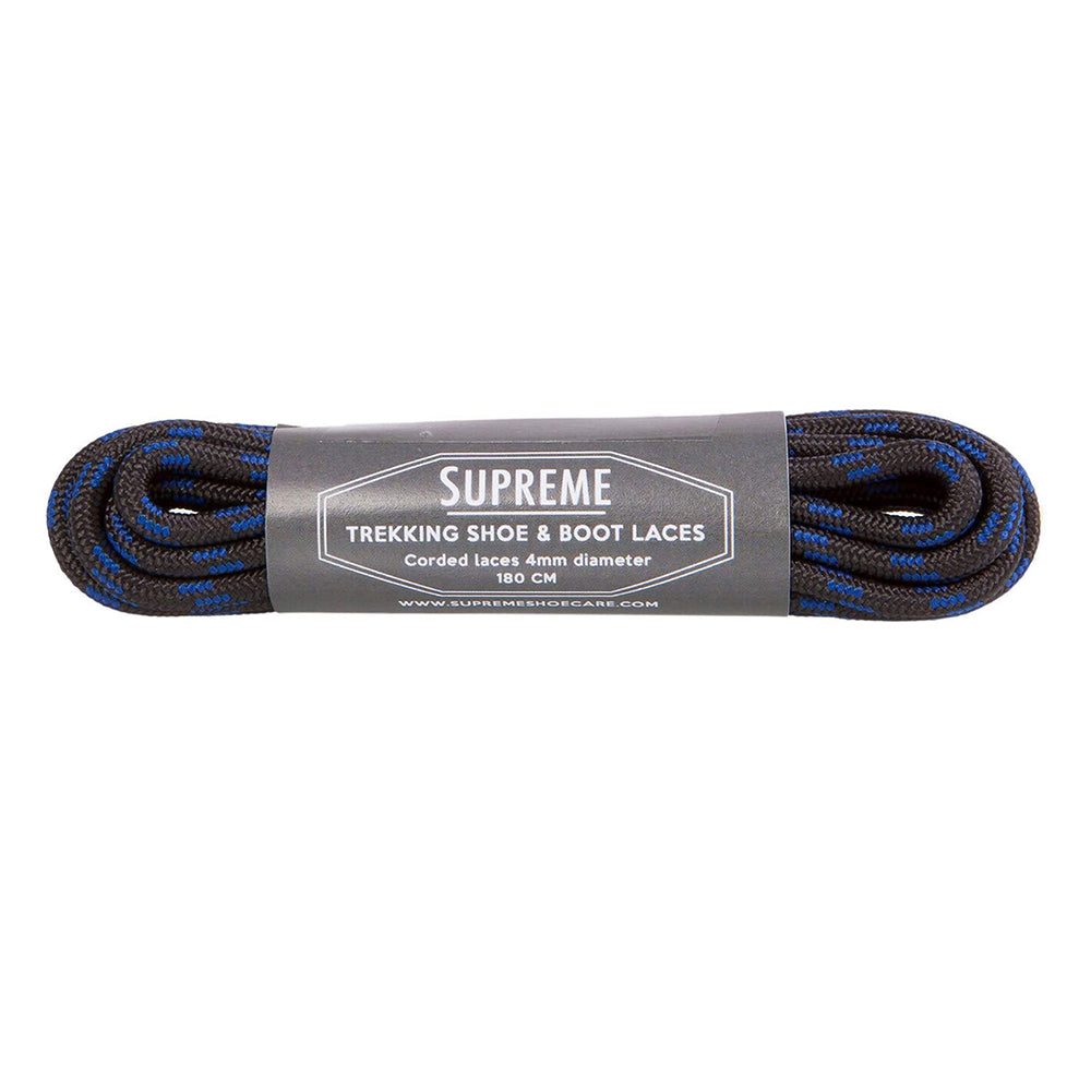 Supreme Trekking Shoe boot laces black blue