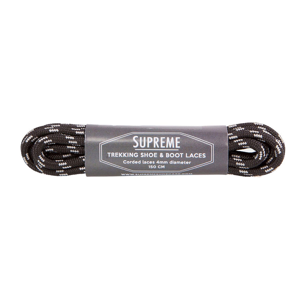 Supreme Trekking Shoe boot laces black grey