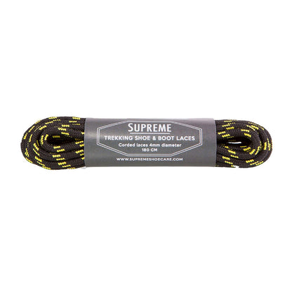 Supreme Trekking Shoe boot laces black yellow