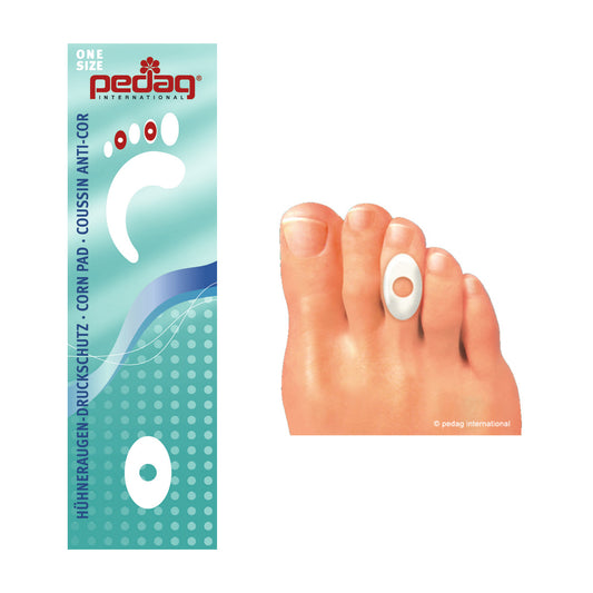 Pedag Toe Corn Pad Protector 4 Gel Pads