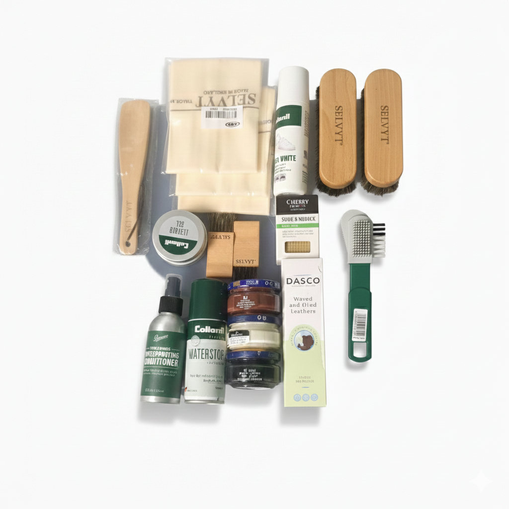 Ultimate Valet Box - Premium Leather, Suede & Sneaker Care Kit