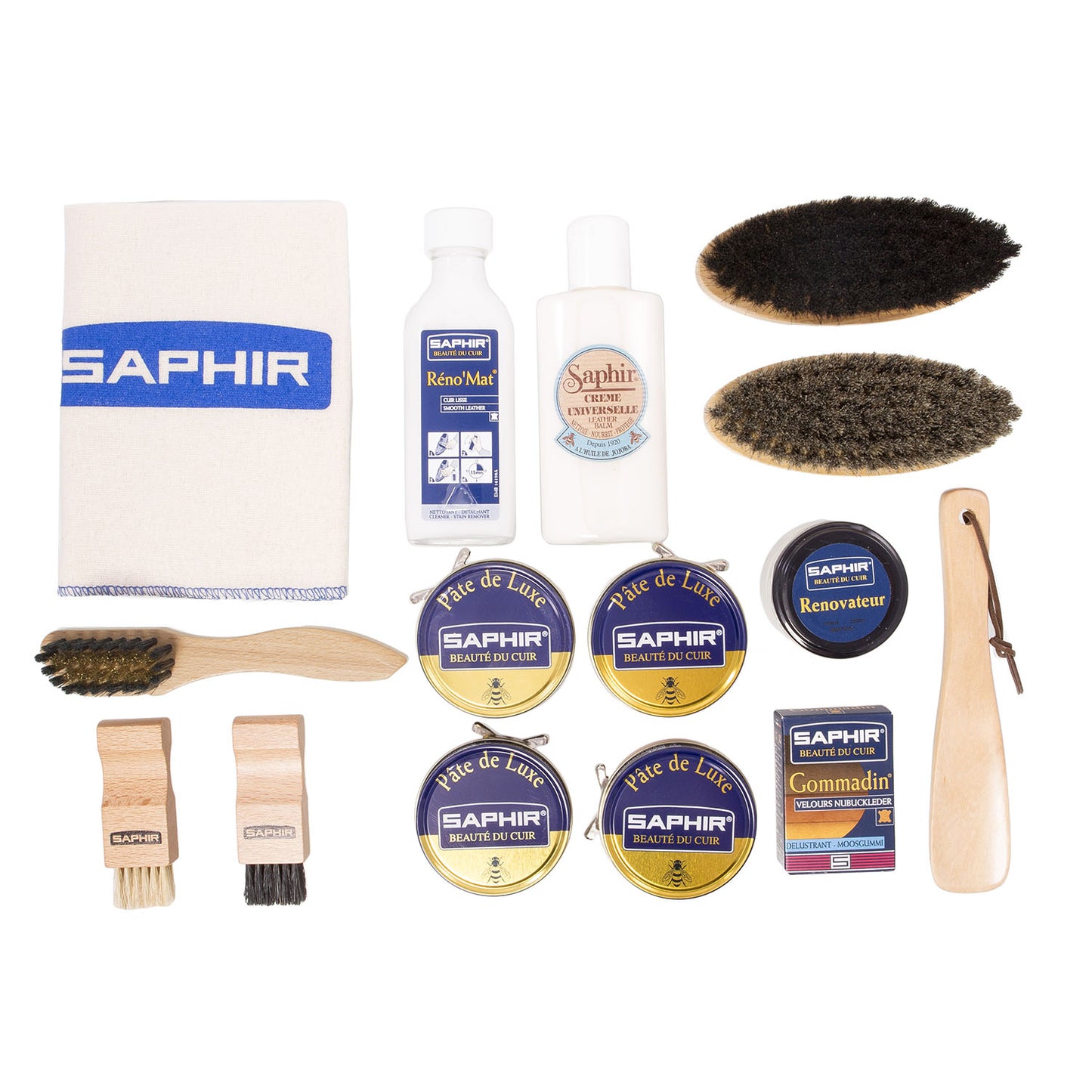 Saphir Beaute du Cuir Valet Box Premium Leather Shoe Care Kit