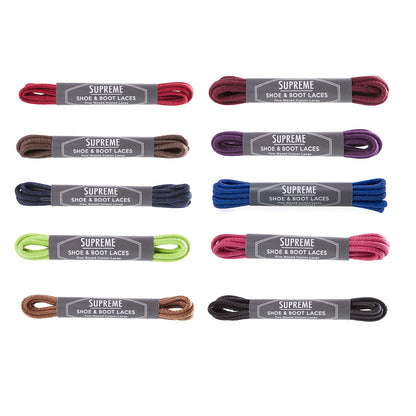 Supreme Shoe Care Fine Wax Cotton Laces