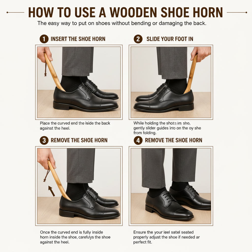 Deluxe Quality Wooden Shoe Horns Beech
