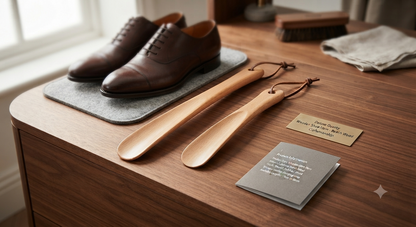 Deluxe Quality Wooden Shoe Horns Beech