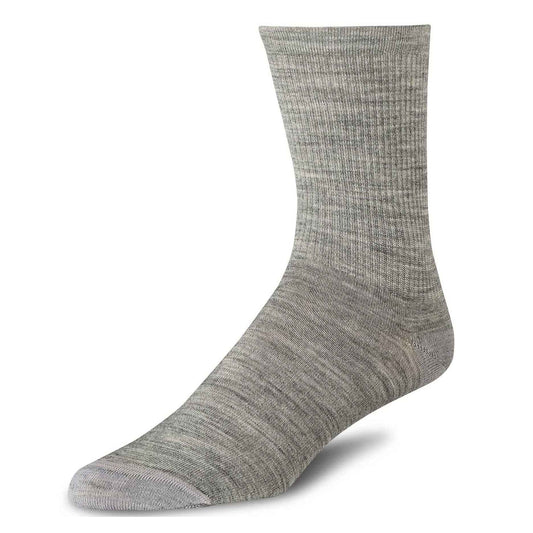 Red Wing Wool Crew Liner Socks Light Grey Wool Breathable Crew Socks