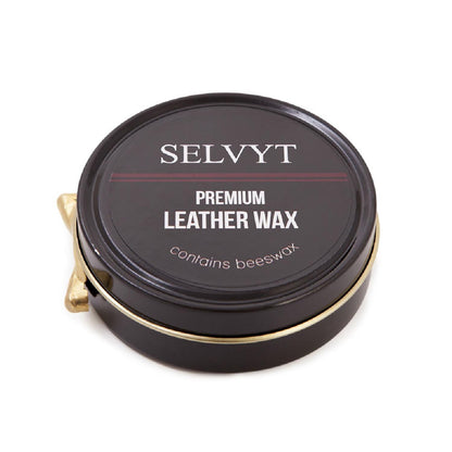 Selvyt Sgt. Major SR B Cloth 35x35cm and Leather Wax
