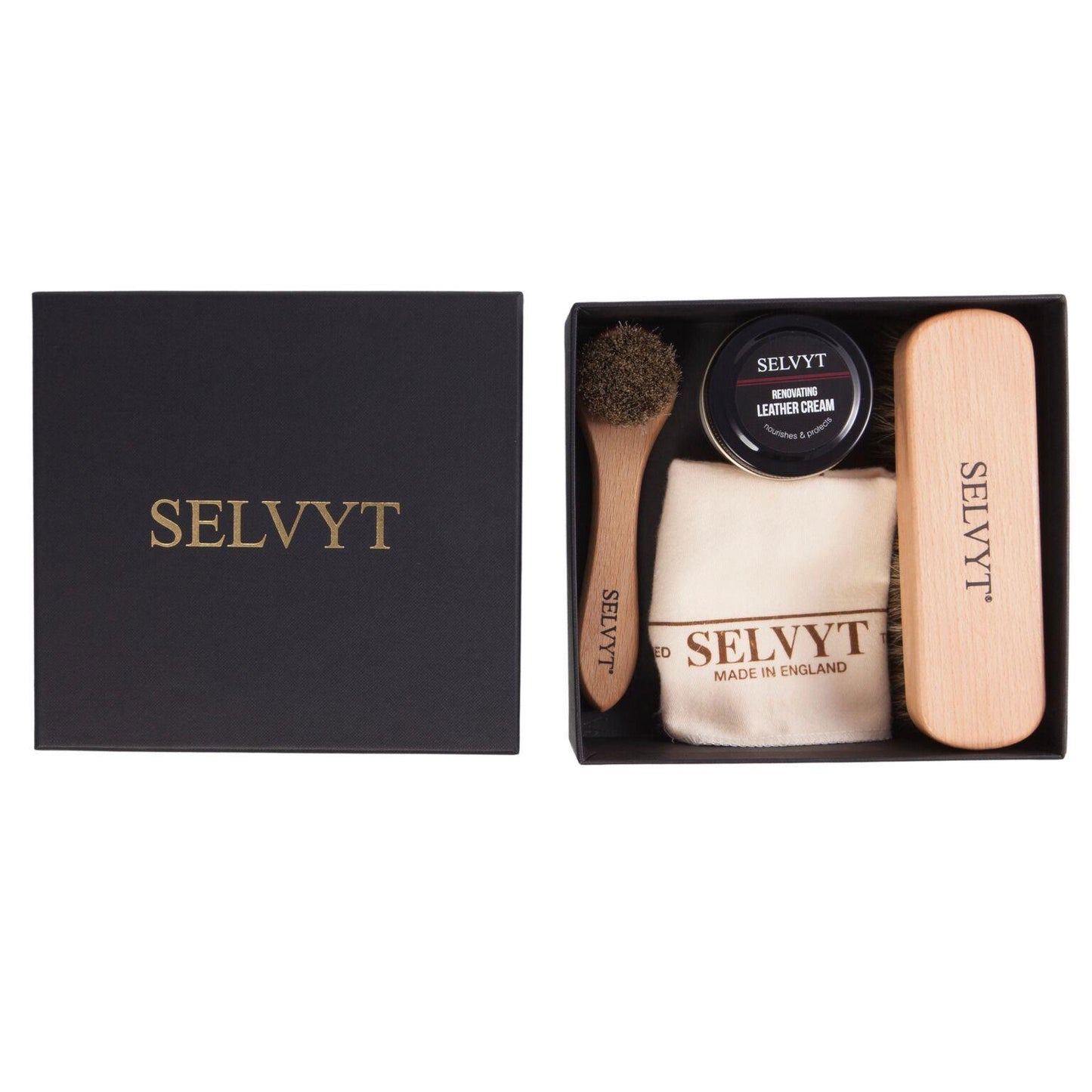 Selvyt Luxury Shoe Care Kit SET B - Gift Box