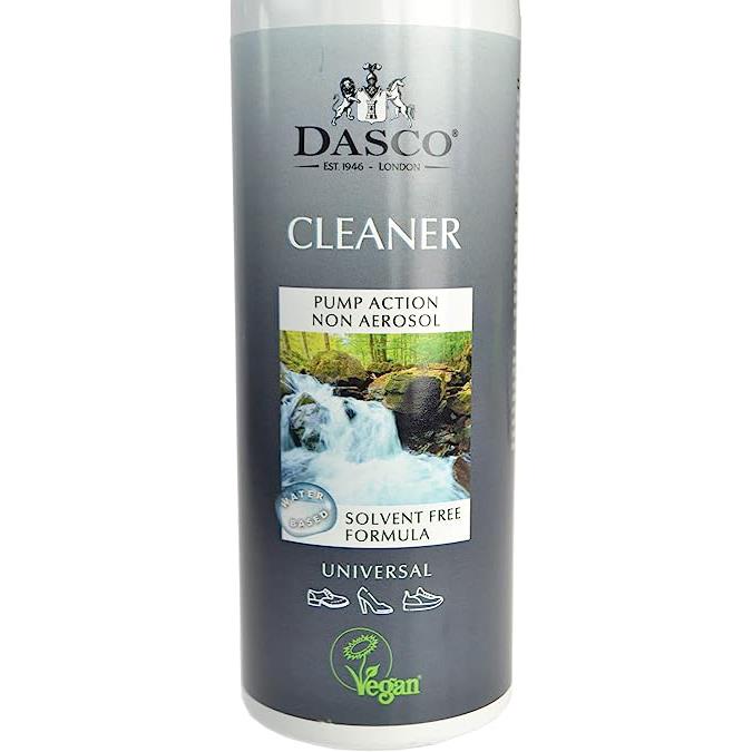 Dasco Cleaner Pump action 250ml - Vegan, Solvent-Free for Leather, Suede & More