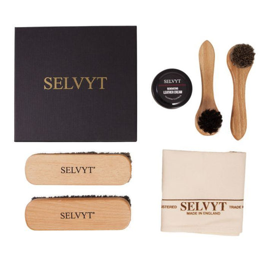 Selvyt Luxury Shoe Care Kit SET A - Gift Box