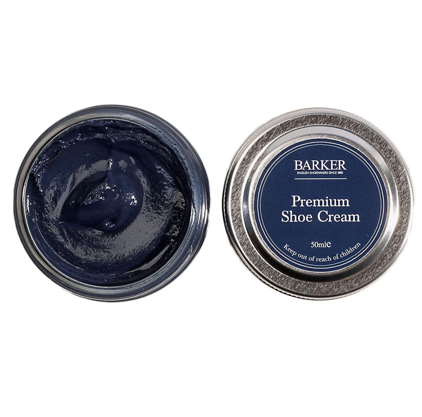 Barker Premium Shoe Polish 50ml, All Smooth and Grained Leathers
