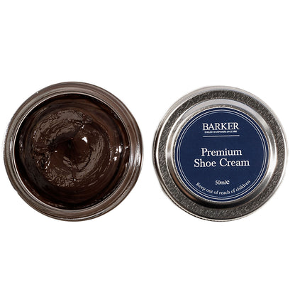 Barker Premium Shoe Polish 50ml, All Smooth and Grained Leathers