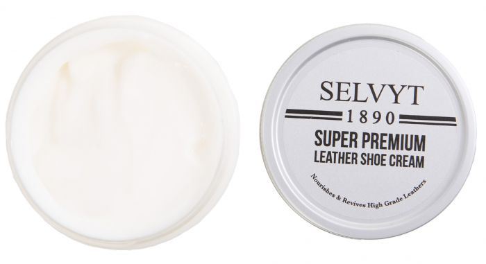 Selvyt 1890 Super Premium Leather Shoe Cream, Jar Brush and Cloth