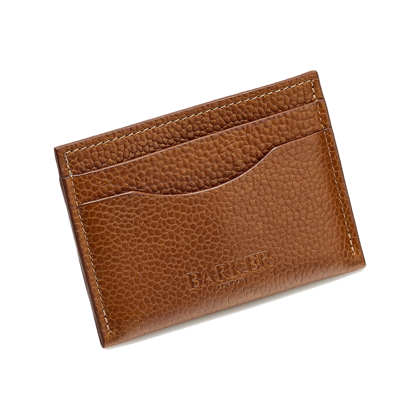 Barker Curved Leather Card Holder