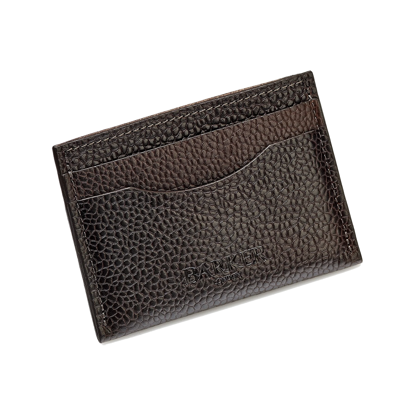 Barker Curved Leather Card Holder