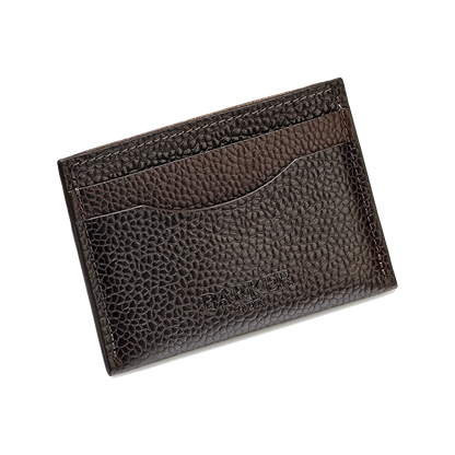 Barker Curved Leather Card Holder
