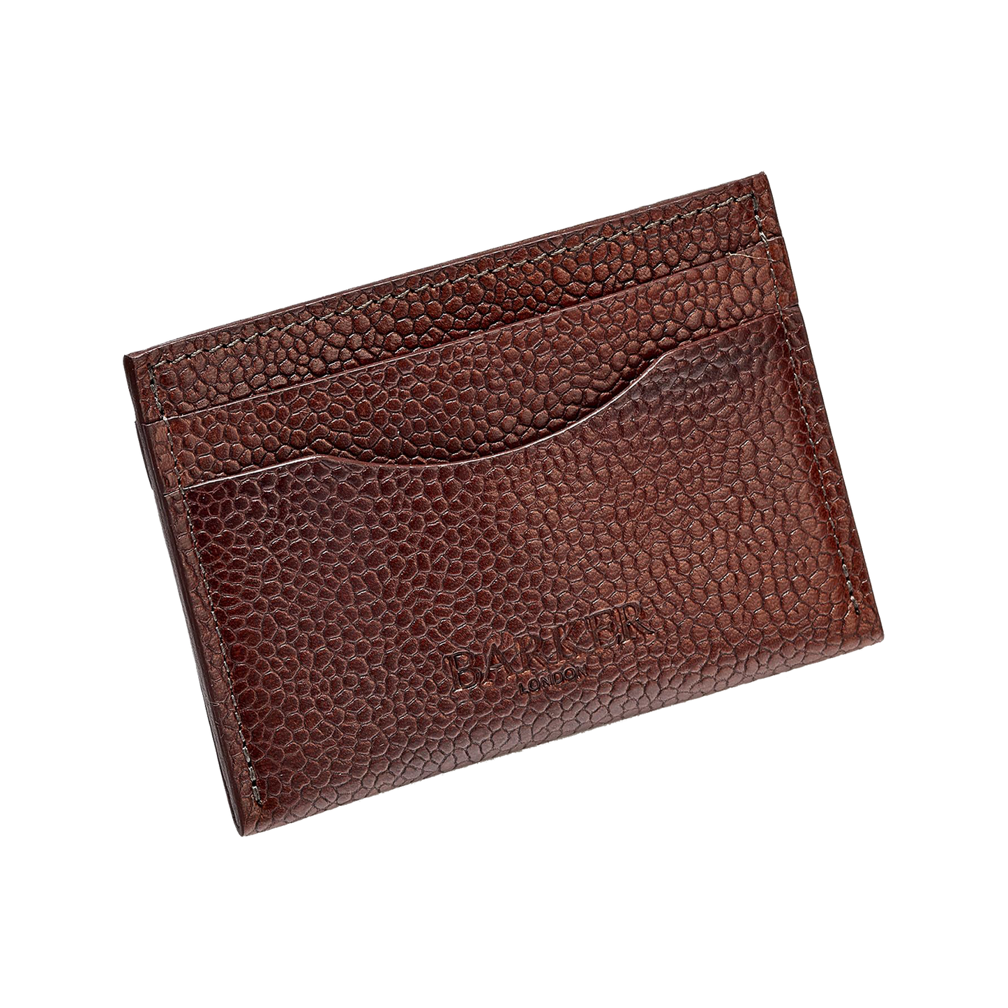 Barker Curved Leather Card Holder