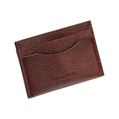 Barker Curved Leather Card Holder