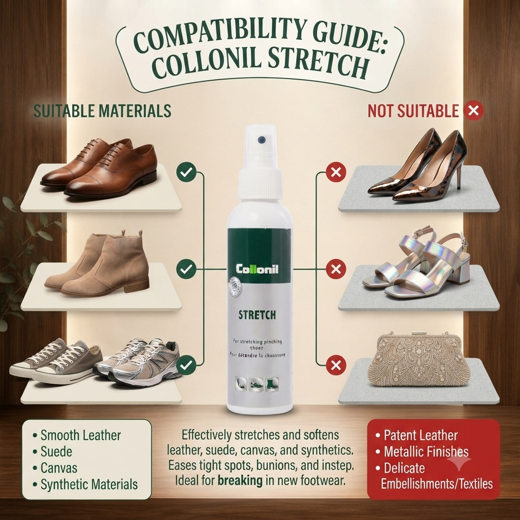 Collonil Hand Pump Stretch spray for softening leather and helping improve shoe comfort