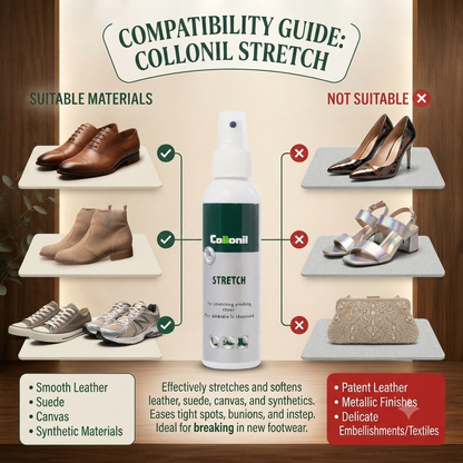 Collonil Hand Pump Stretch spray for softening leather and helping improve shoe comfort