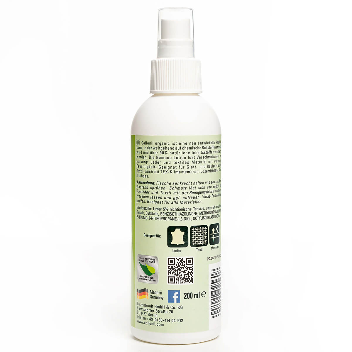 Collonil Organic Clean Bamboo Lotion 200ml
