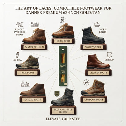 Danner Premium Laces 63inc Gold/Tan