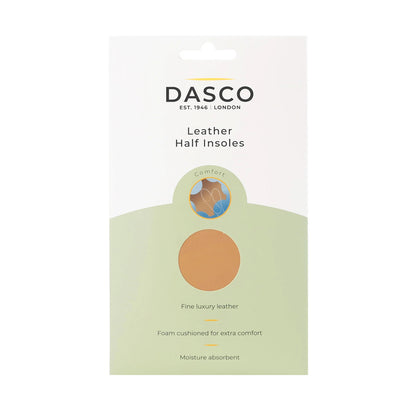 Dasco Leather Half Insole Luxury Sheep Leather Cushion Inserts
