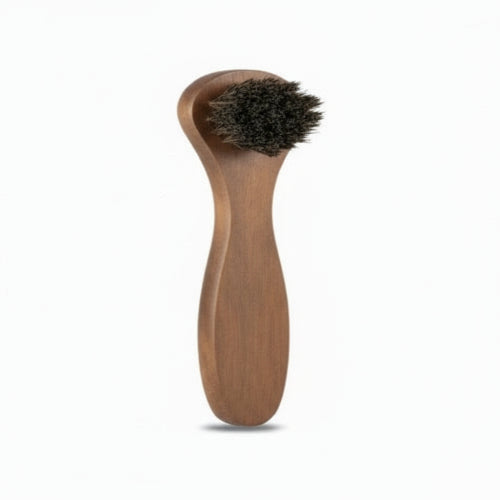 G.H. Bass Natural Horsehair Applicator Brush for Boots & Shoes