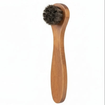 G.H. Bass Natural Horsehair Applicator Brush for Boots & Shoes