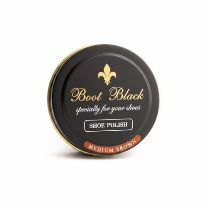 Boot Black Wax Shoe Polish 50ml