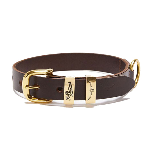 R.M.Williams Drover 1 Dog Collar Chestnut