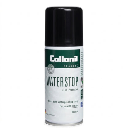 Collonil Waterstop 100ml Duty | Waterproofing Travel-Size Protection for Smooth Leather with UV Defence