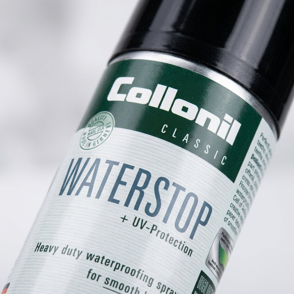 Collonil Waterstop 100ml Duty | Waterproofing Travel-Size Protection for Smooth Leather with UV Defence