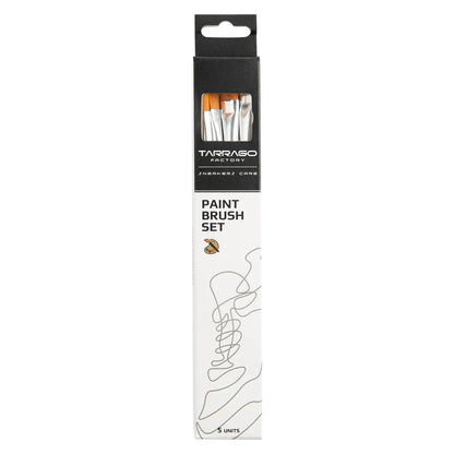 Tarrago Sneakers Paint Brush Set - 5 Piece Kit