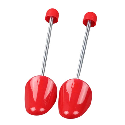 Plastic Spring Shoe Trees Red Adjustable Shape Keeper Footwear Support