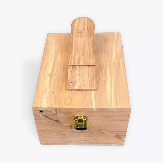 Footrest Cedar Wood Valet Box