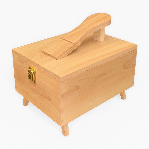 footrest cedar wood valet box