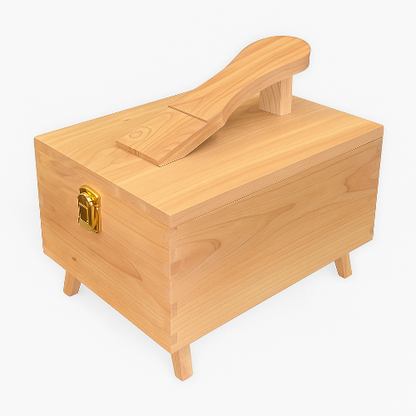 footrest cedar wood valet box