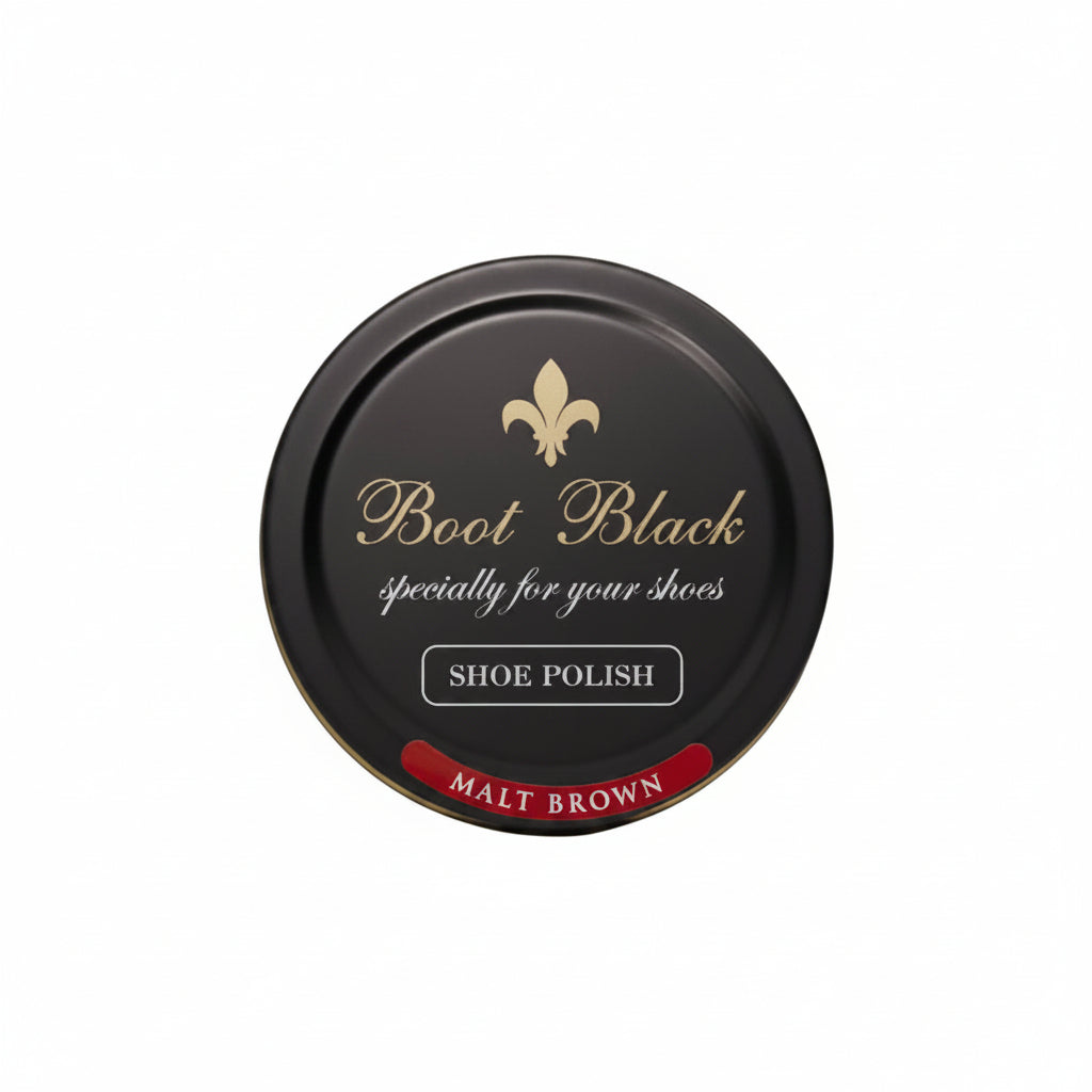 Boot Black Wax Shoe Polish 50ml